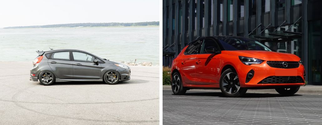 Fahrzeugvergleich: Ford Fiesta vs. Opel Corsa