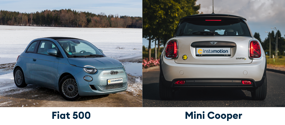 Fiat 500e und MINI Cooper SE – Elektro-Vergleich