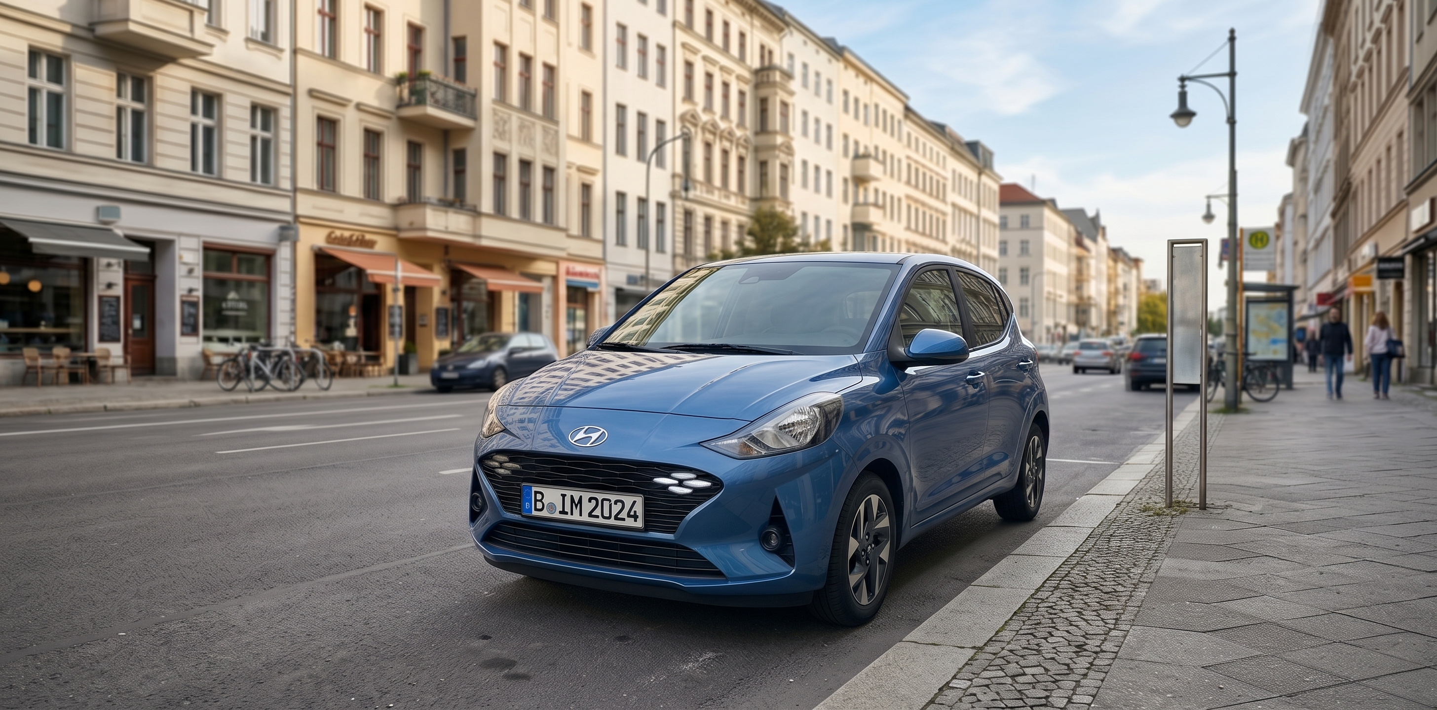 Hyundai i10 auf der Straße