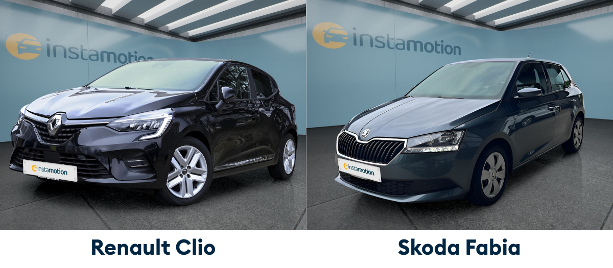 Renault Clio und Skoda Fabia im Außenvergleich