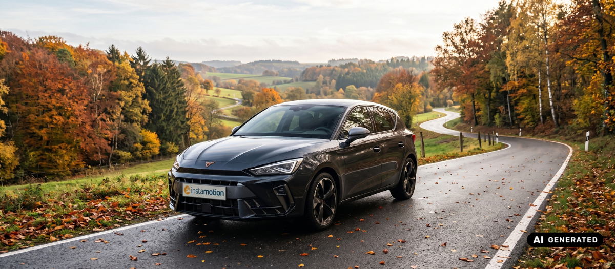 Cupra Leon auf der Landstraße